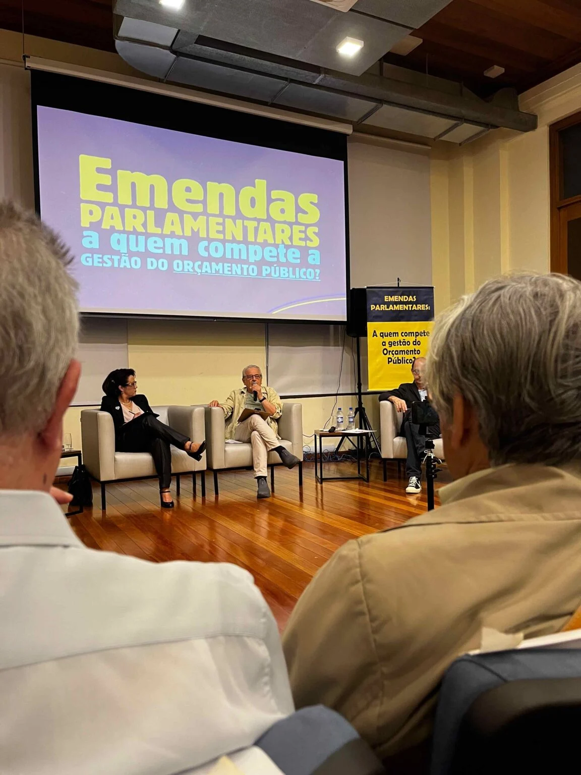 Sociedade civil lança Frente em Defesa do Orçamento Público em debate sobre emendas parlamentares . (Foto: Rafa Dotti/ Divulgação)