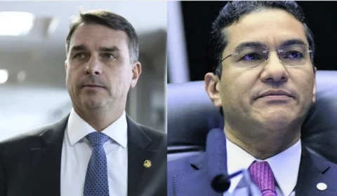 Flávio Bolsonaro se reúne com presidente do Republicanos por apoio do centrão, mas partido resiste