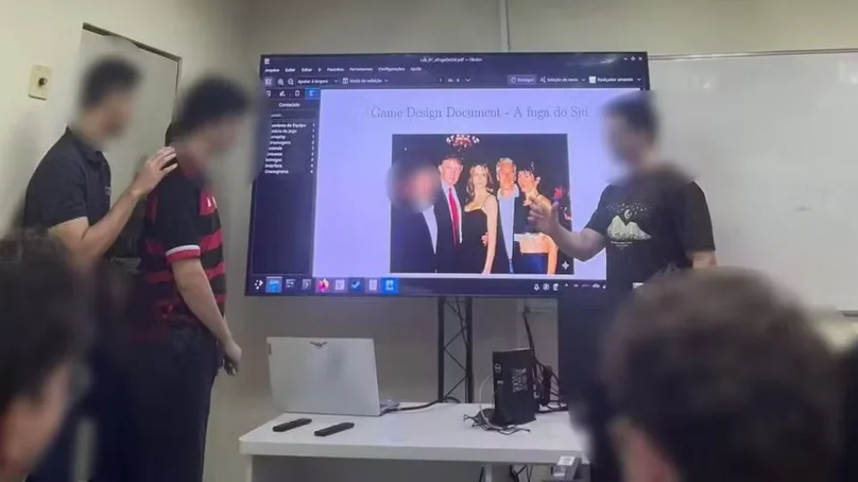 Misoginia: alunos do ITA apresentam jogo em sala de aula baseado no caso Epstein