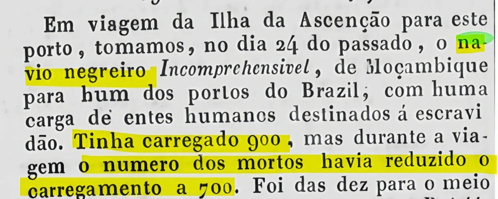 proibição do tráfico pela Lei Feijó, a lei "pra Inglês ver"