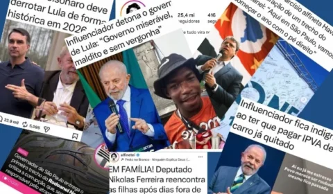 Perfis de fofoca nas redes com milhões de seguidores atacam governo Lula e promovem Tarcísio