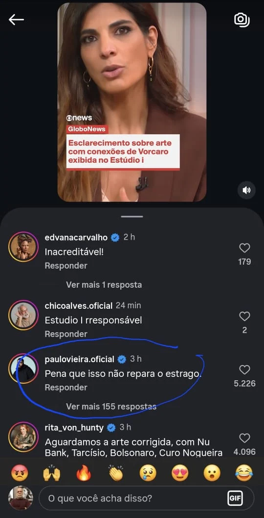 Paulo Vieira ironiza 'PowerPoint do Vorcaro' em premiação ao vivo na Globo
