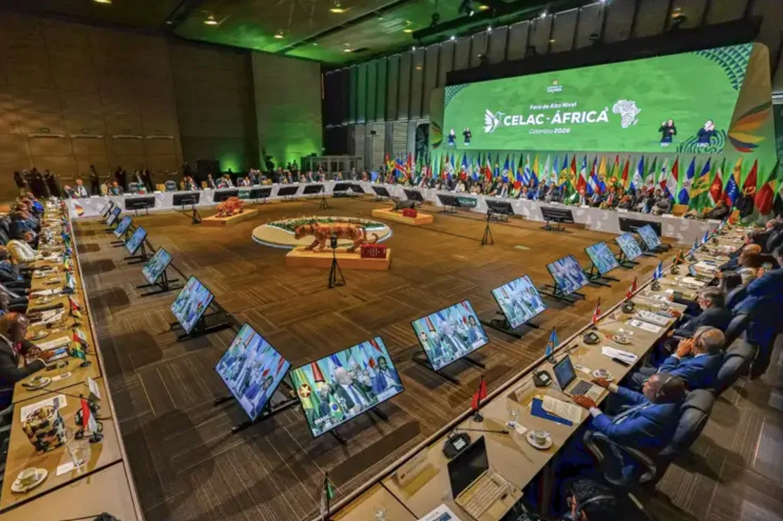 Presidente da República, Luiz Inácio Lula da Silva, durante reunião de Chefes de Estado CELAC-África, no Centro de Convenções Ágora, em Bogotá / Ricardo Stuckert/PR