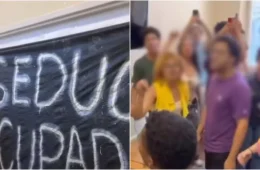 PM retira estudantes à força da Secretaria de Educação de SP durante a madrugada