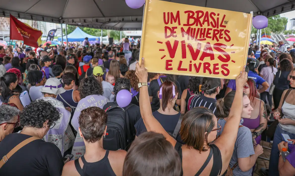 Manifestação de mulheres. Marcelo Camargo/Agência Brasil