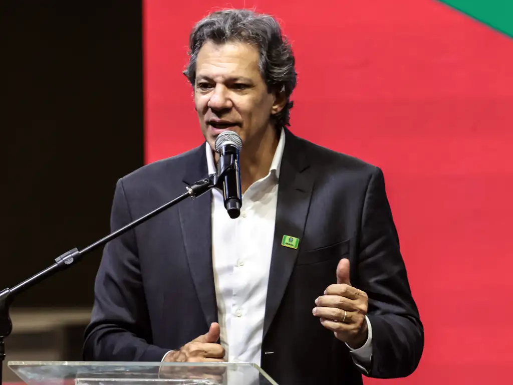 São Paulo (SP), 19/03/2026 - Ministro da Fazenda, Fernando Haddad, participa da abertura da 17ª Caravana Federativa, onde haverá a entrega de veículos e equipamentos nas áreas de Saúde e Segurança Pública, além de mais unidades habitacionais no estado. Foto: Paulo Pinto/Agência Brasil