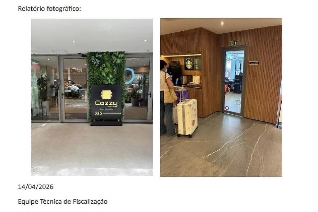 Relatório da subprefeitura traz imagens internas de empreendimento popular que funciona como hotel - Subprefeitura Vila Mariana/Reprodução