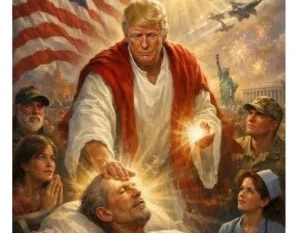Trump mostra imagem em que aparece como Jesus e ataca papa: ‘Péssimo em política externa’
