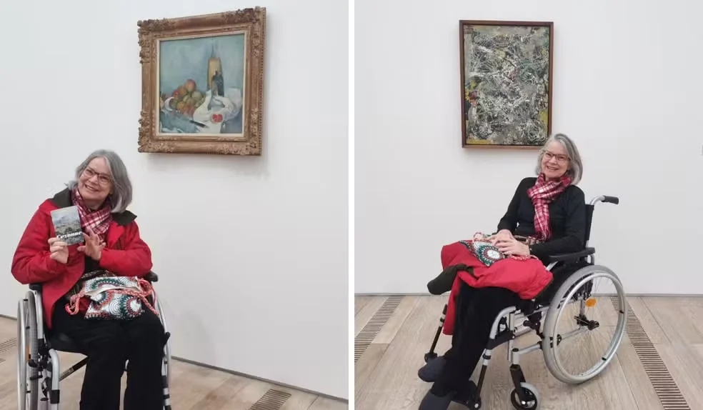 Célia Maria Cassiano em viagem à Suíça. Foto: Reprodução / Redes sociais