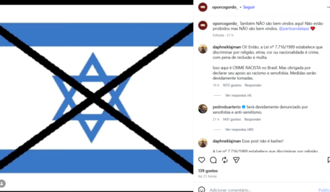 Após bar, restaurante no RJ é multado por postar que cidadãos de Israel ‘não são bem-vindos’