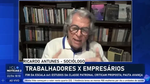 Ricardo Antunes: a luta contra a jornada 6×1 é a mais importante questão dos últimos 40 anos