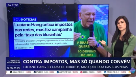 Luciano Hang, dono da rede Havan, fez post criticando a carga de impostos no Brasil