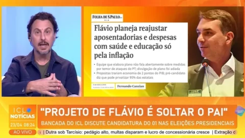 Flávio Bolsonaro emula projeto “motosserra” de Milei