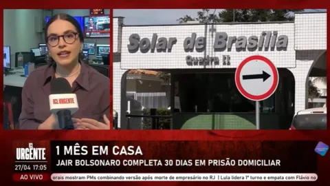 Jair Bolsonaro completa um mês em casa, em prisão domiciliar