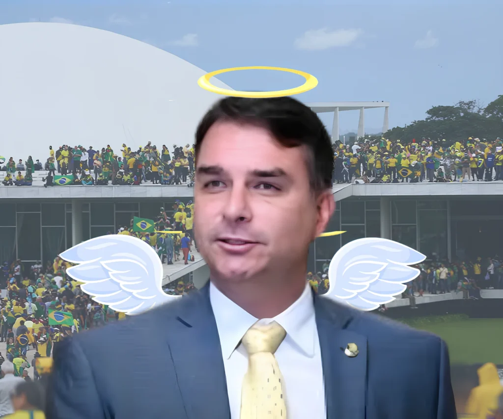 Imprensa trata Flávio Bolsonaro como se ele não representasse risco à democracia