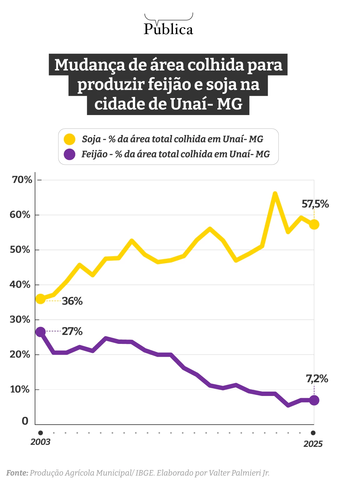 Fonte: Produção Agrícola Municipal/ IBGE. Elaborado por Valter Palmieri Jr.