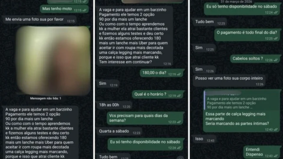Hamburgueria oferece salário maior para candidata de 17 anos usar roupa decotada