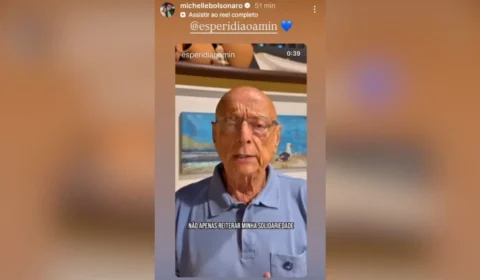 Michelle compartilha vídeo de adversário de Carlos Bolsonaro e agrava crise na família