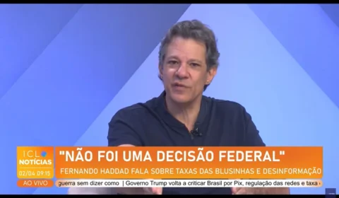 ‘A taxa das blusinhas é responsabilidade dos governadores, não do Lula’, diz Haddad