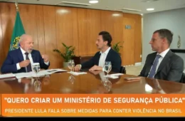 Ao ICL, Lula diz que quer criar Ministério da Segurança e Guarda Nacional
