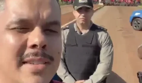 Vereador de Goiânia é preso de forma truculenta em manifestação pacífica do MST