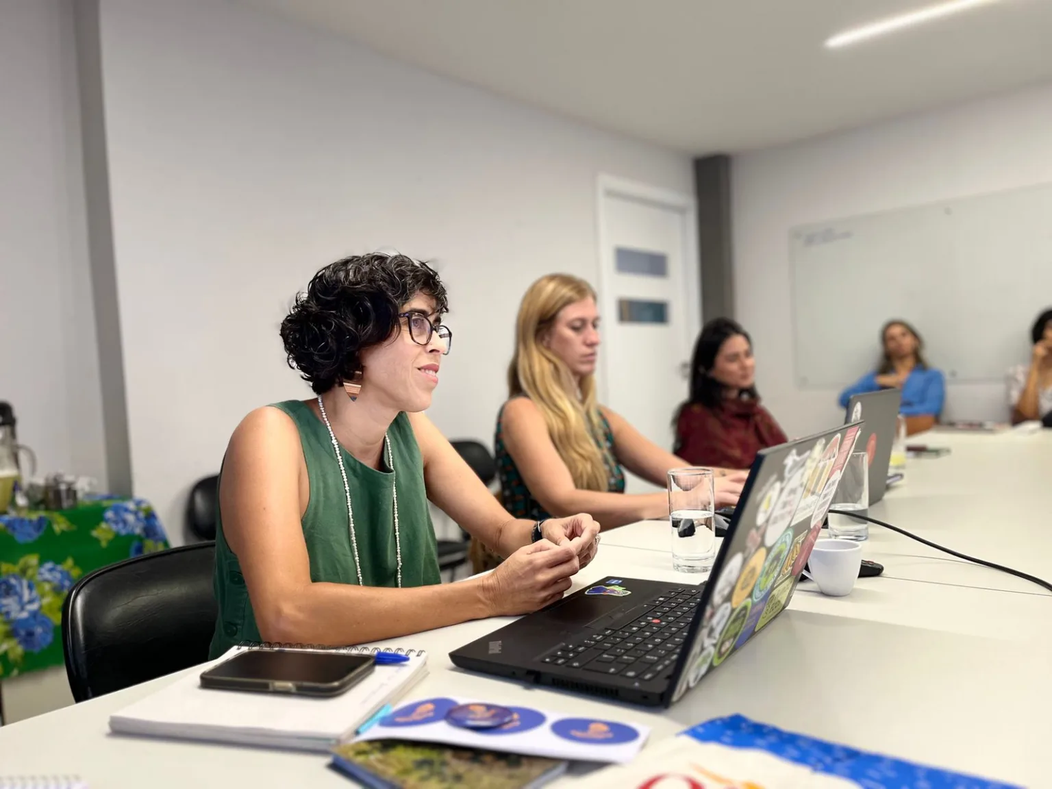 Isabel Figueiredo durante a apresentação da Plataforma Socioambiental, em Brasília. Crédito: Celso Ribas