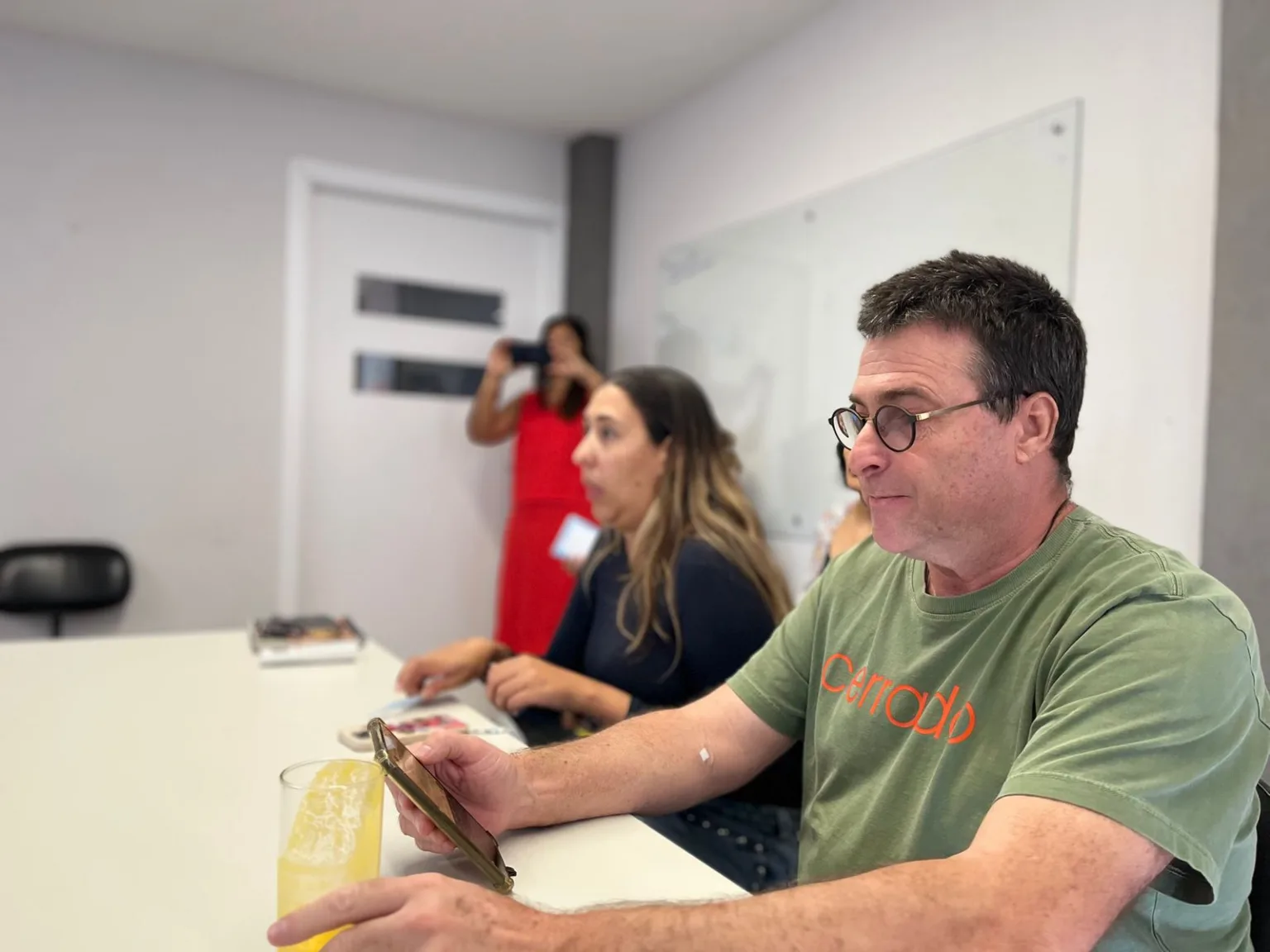 Jean François Timmers durante a apresentação da Plataforma Socioambiental, em Brasília. Crédito: Celso Ribas