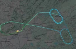 Após problemas técnicos, avião voa em círculos e precisa retornar ao aeroporto de Guarulhos