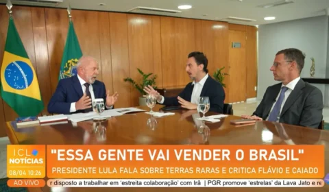 No ICL, Lula critica Caiado e Flávio Bolsonaro por tentar ‘vender’ terras-raras aos EUA