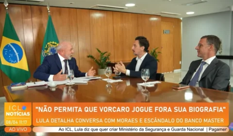 Ao ICL, Lula diz ter aconselhado Moraes a se declarar impedido no Caso Master