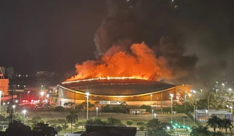 Fogo em velódromo do Rio atinge museu olímpico e destrói cobertura