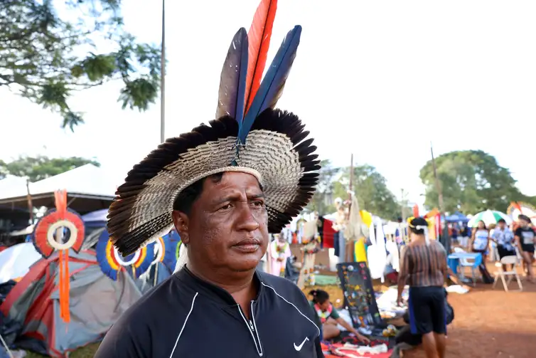 Keno Fulni-o relata que as mudanças climáticas alteraram o comportamento das aves,- Valter Campanato/Agência Brasil