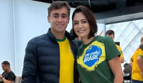 Após briga entre Eduardo Bolsonaro e Nikolas, Michelle publica vídeo do deputado mineiro
