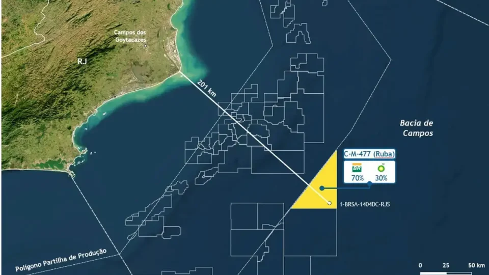 Petrobras faz nova descoberta no pré-sal da Bacia de Campos
