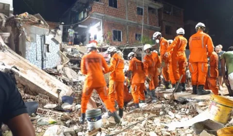 Desabamento de prédio em Salvador (BA) deixa três mortos