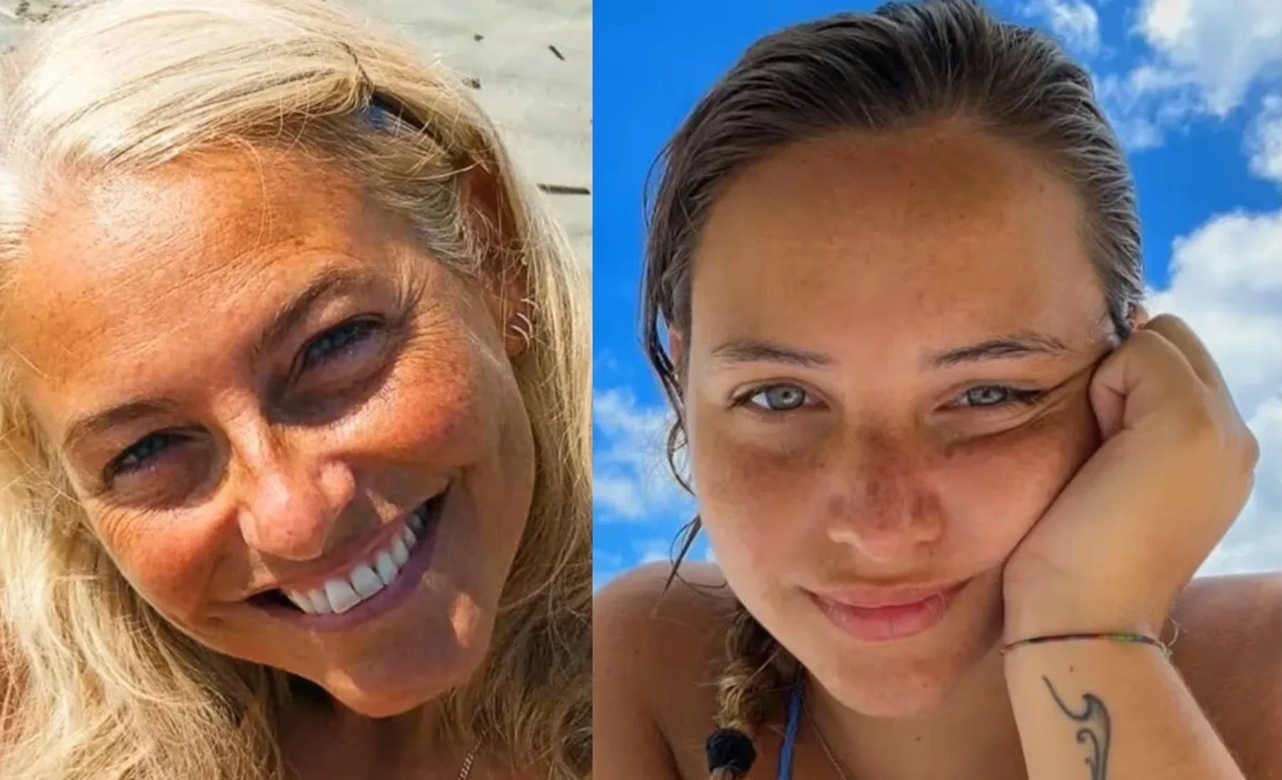 Monica Montefalcone e a filha, Giorgia