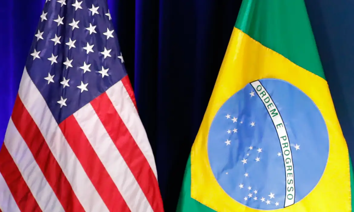 Brasil e EUA. Foto: Alan Santos/PR