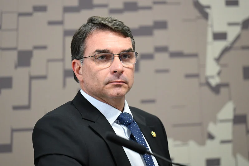 presidente eventual da CDR, senador Flávio Bolsonaro (PL-RJ). Foto: Andressa Anholete/Agência Senado
