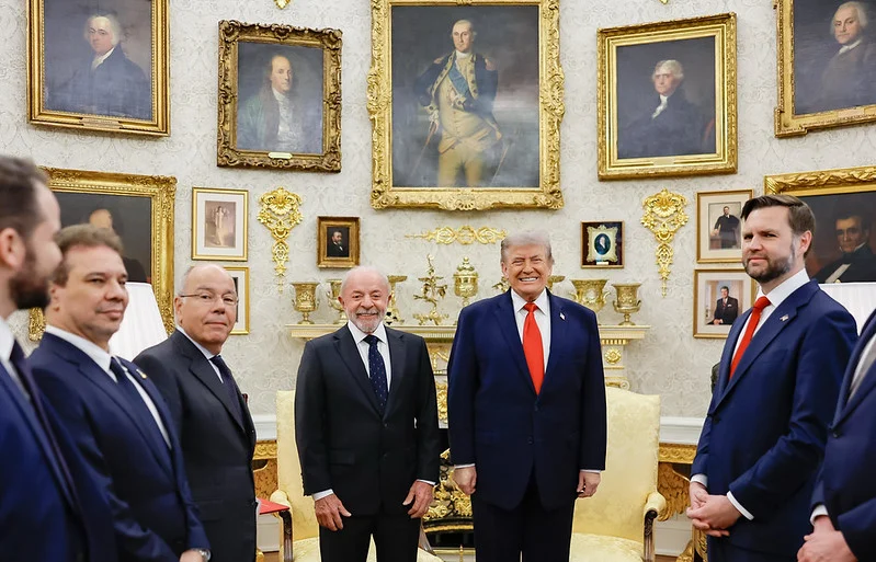 Trump, Lula e ministros