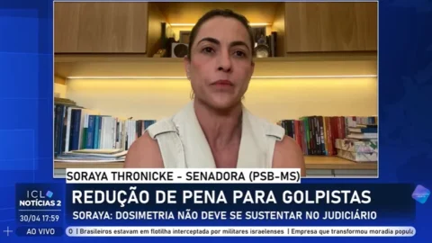Senadora Soraya Thronicke (PSB-MS) afirma que estamos à beira de tomar um golpe parlamentar