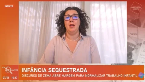 Discurso de Zema que normaliza trabalho infantil é perigoso para a vida das crianças