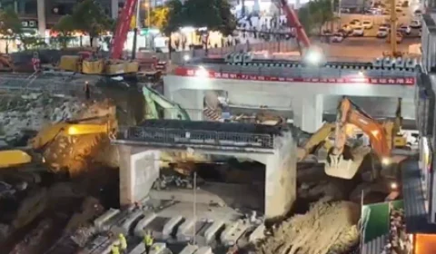 China constrói viaduto de 2,5 mil toneladas em apenas 24 horas e viraliza nas redes