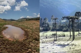 Diferença climática entre regiões marca a quarta-feira (27) no país