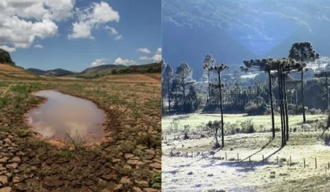 Diferença climática entre regiões marca a quarta-feira (27) no país
