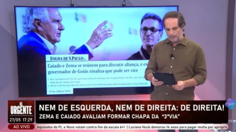 Chapa da 3ª via seria Zema e Caiado. Confira a análise de Rodrigo Vianna