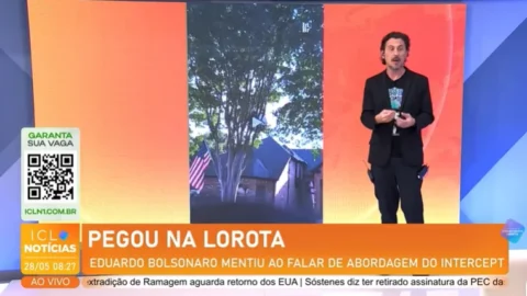 Eduardo Bolsonaro mentiu sobre abordagem de jornalista do Intercept. Leandro Demori desmonta a farsa