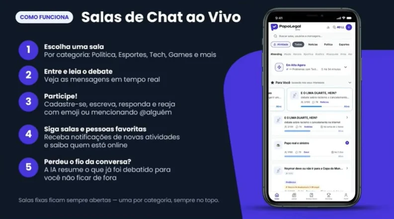ICL lança rede social 'PapoLegal' com debates ao vivo