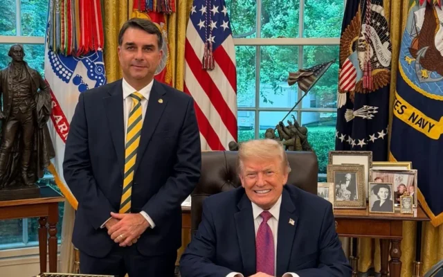Governo Trump participou da fuga de Flávio Bolsonaro