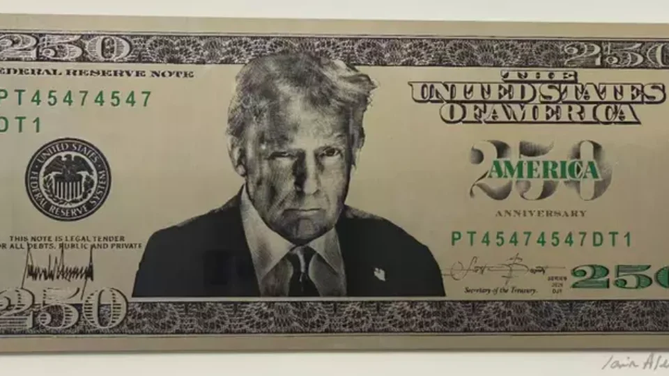 Trump quer colocar próprio rosto em nota de US$ 250