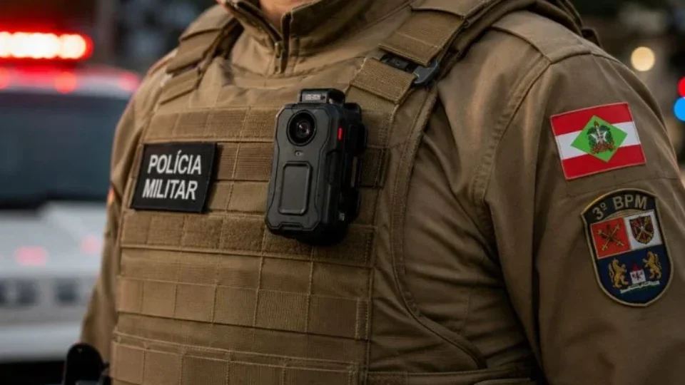 Justiça determina retomada de câmeras corporais na PM de Santa Catarina